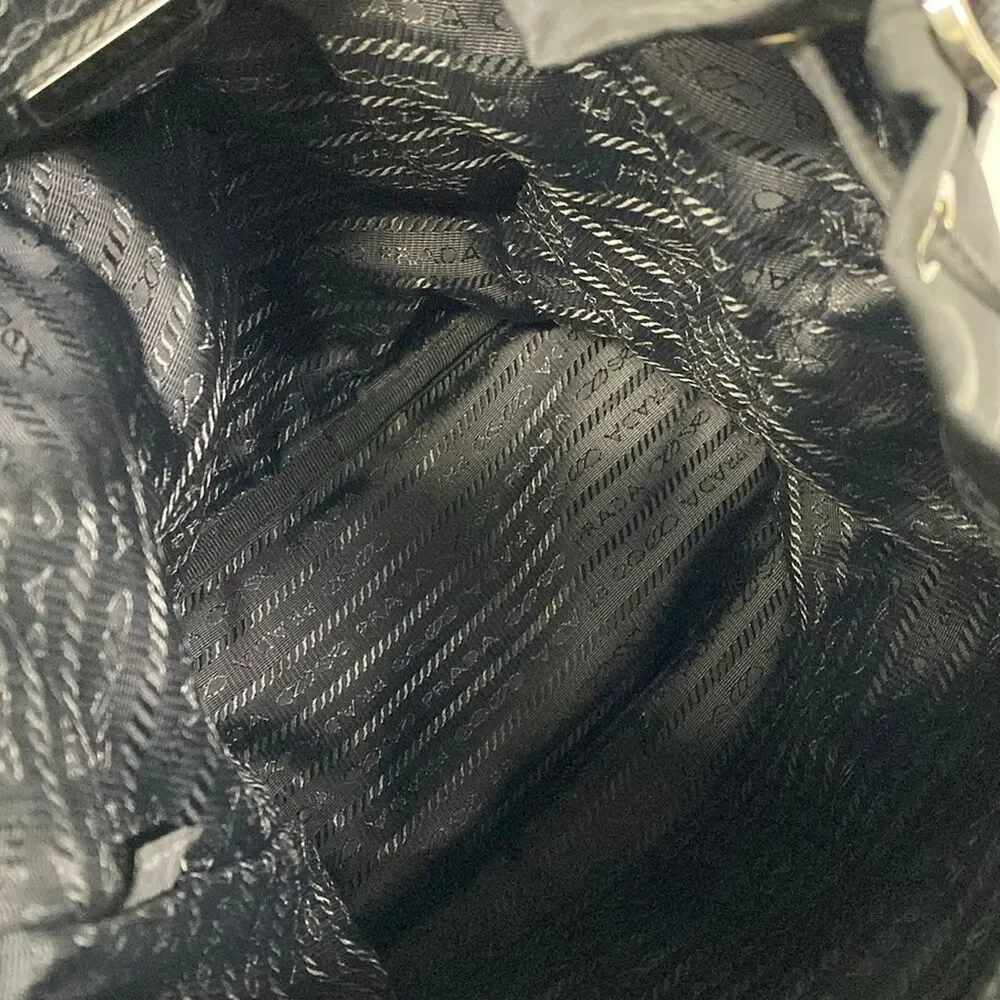 Prada Handbag 1BH097 Nylon Leather